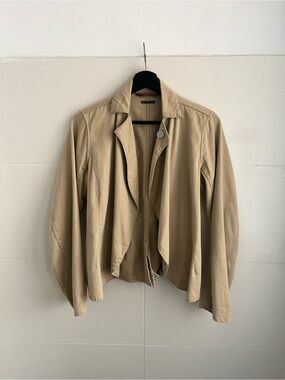 KAPITAL Women's Tan Draped Utility Jacket